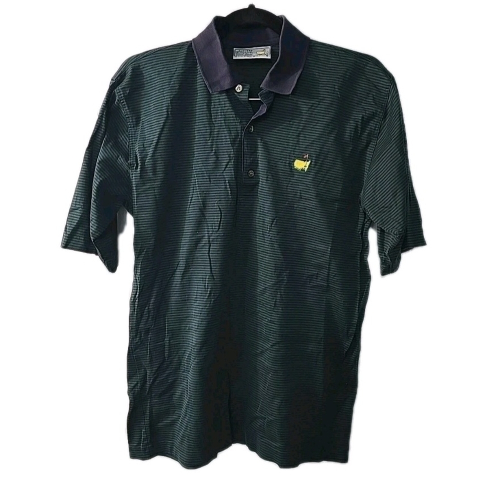 Augusta National Golf‎ Shop Slazenger Masters Polo Striped Shirt Mens Size Small